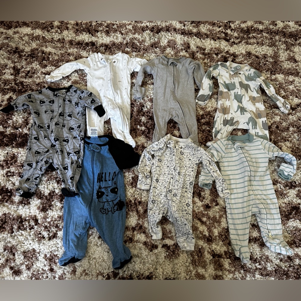 Newborn boys sleepers